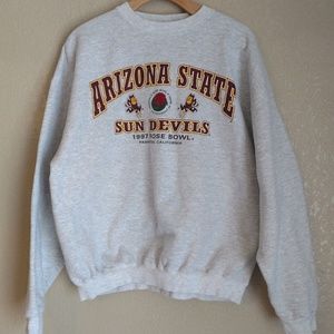 ASU Crew neck heather grey